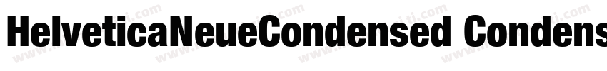 HelveticaNeueCondensed CondensedBod字体转换